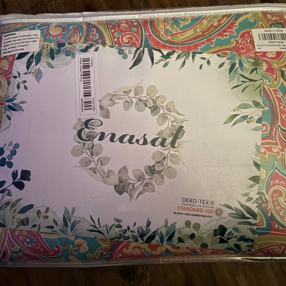 King Size Multicolor Floral Comforter
